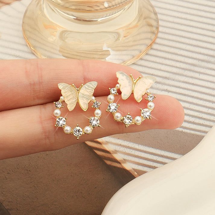 Diamonds Butterfly - Earring