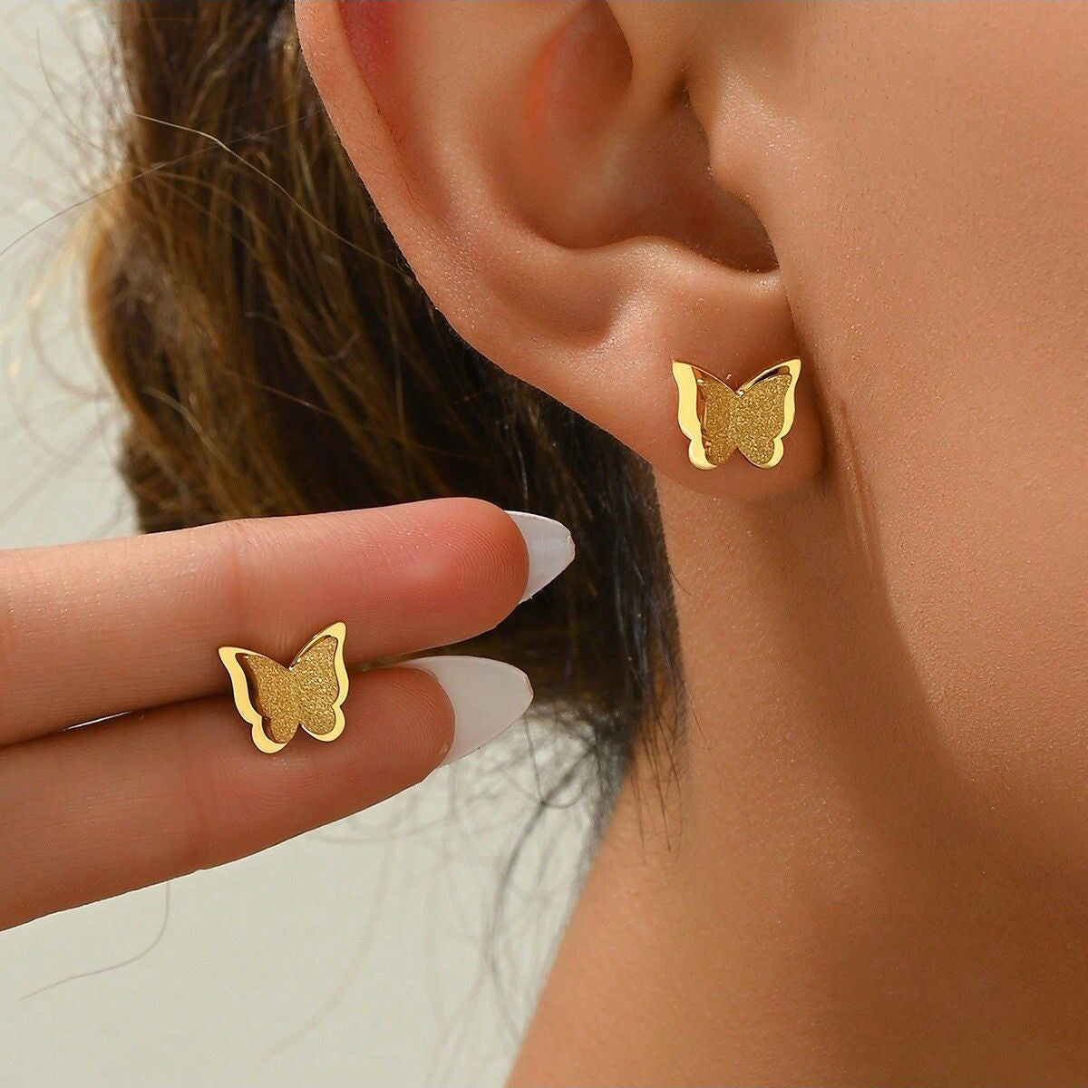 Butterfly Stud Earrings