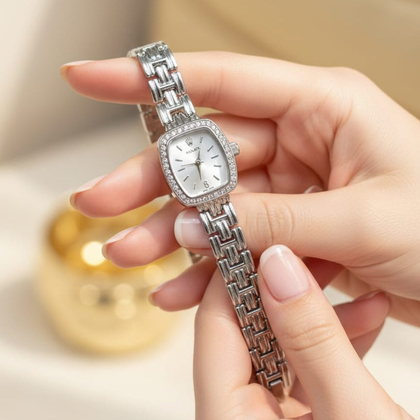 Rolex Ladies Square Dial Watch Premium Branded Edition