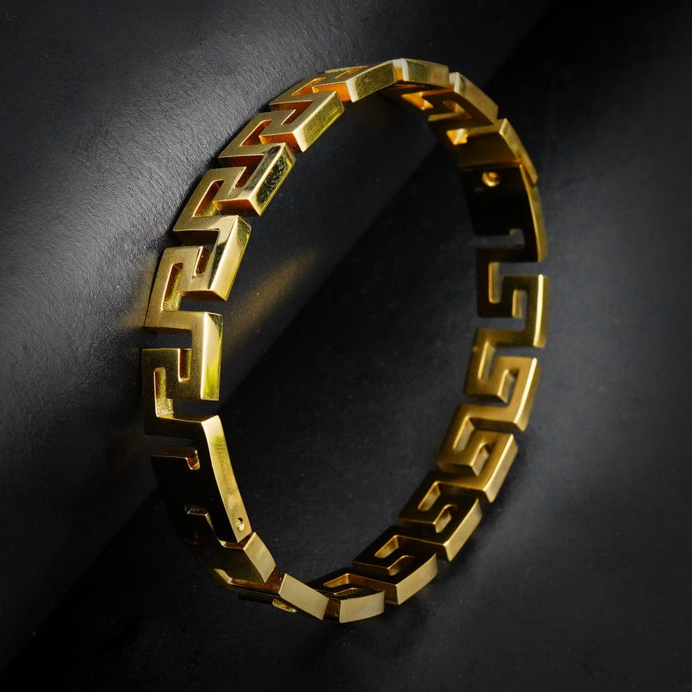 Stainless Steel Versace-Style Handcuff Bracelet ā A1 Quality | Tarnish Free & Waterproof