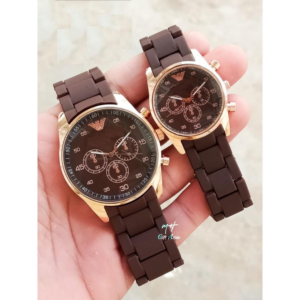 Couple Watches Set – Available in 4 Colors 🎁