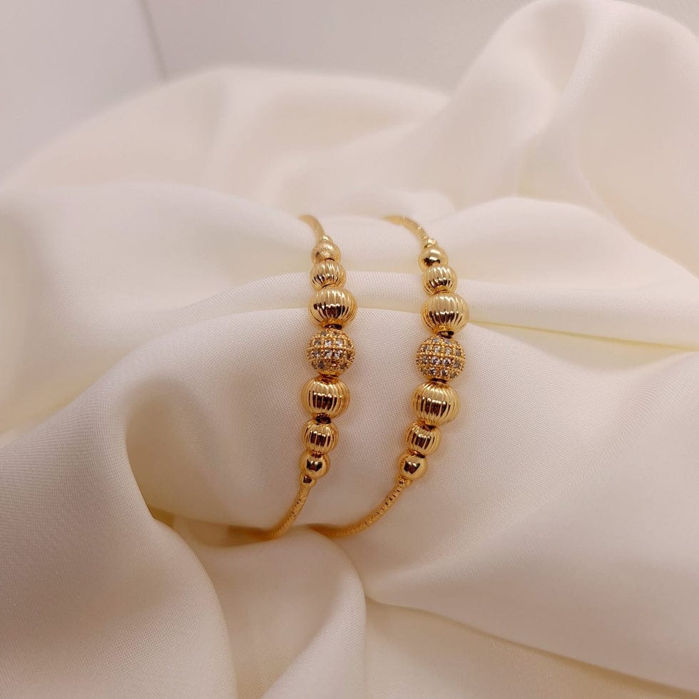 Adjustable Zircon Bracelet Set – 2 Pcs