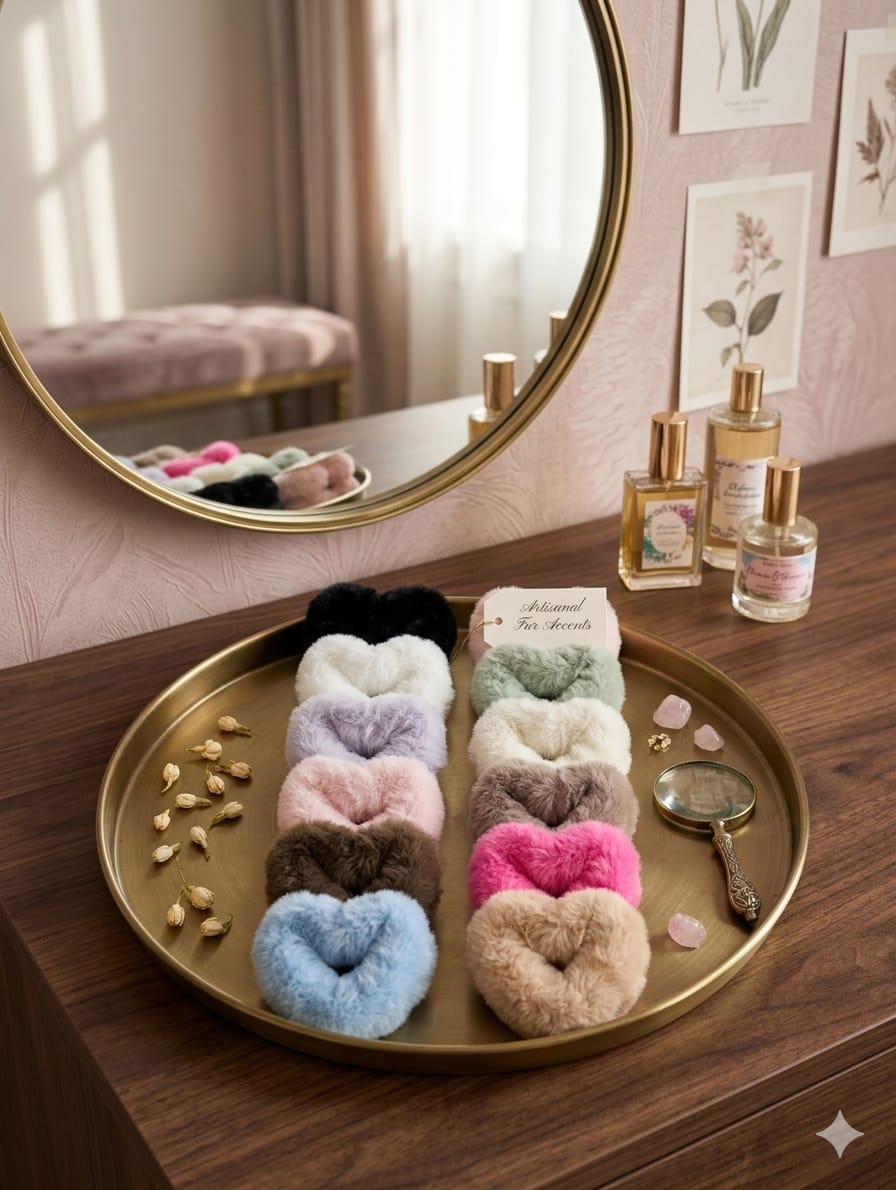 Heart Shape Fur Dream Catchers – Medium Size | A1 Quality | China Original