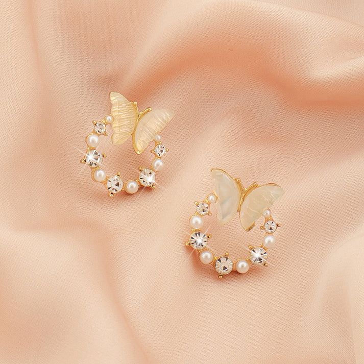 Diamonds Butterfly - Earring