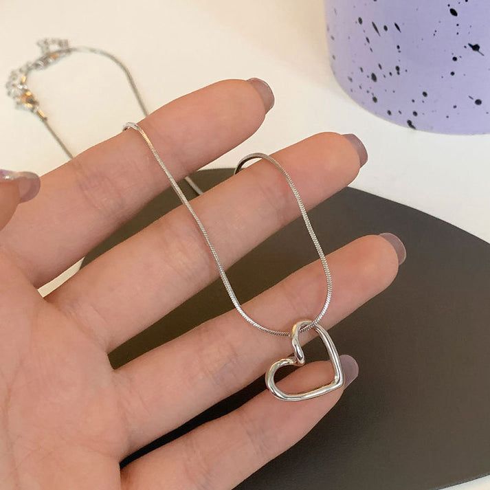 Silver Heart - Necklace