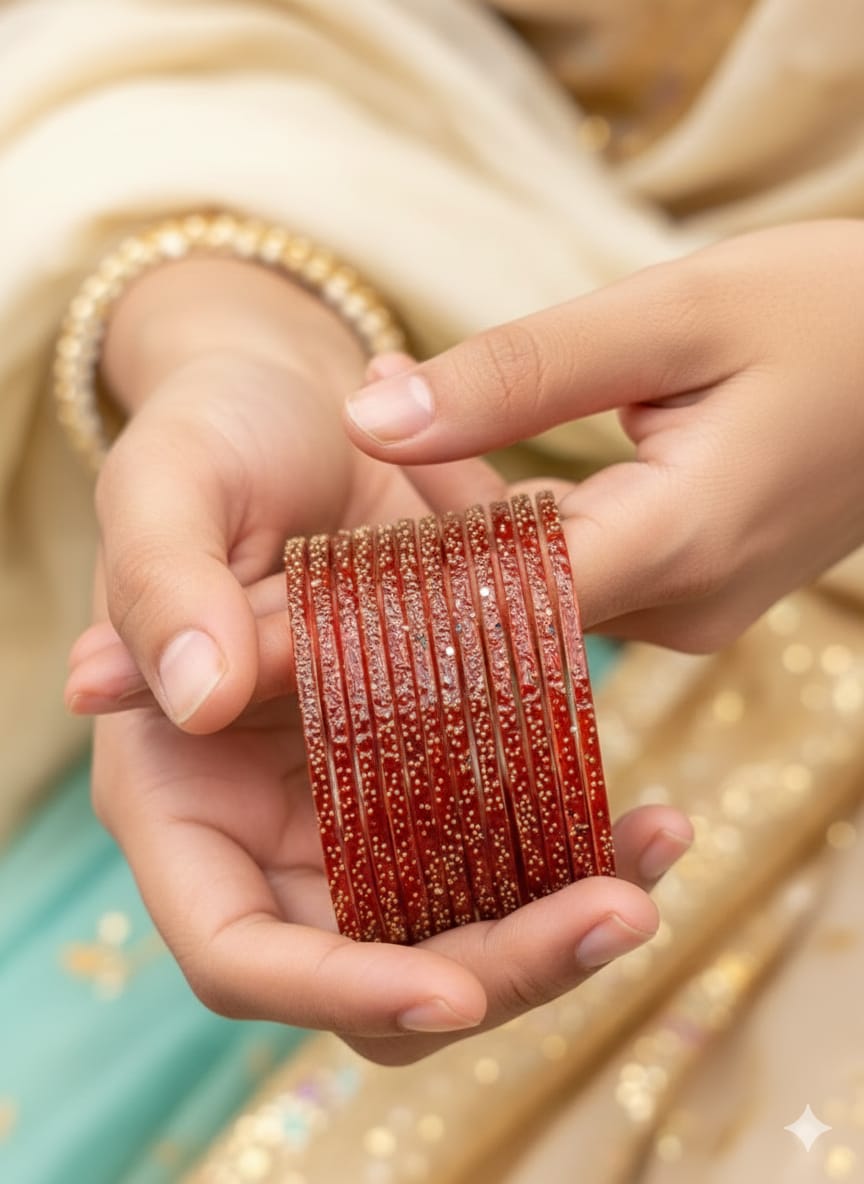Kashmiri Choori Set – 12 Piece Traditional Bangle Set