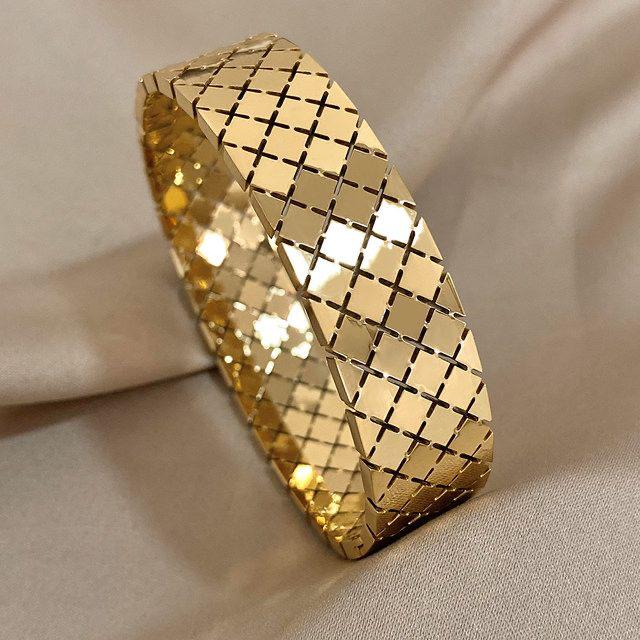 Stainless Steel Handcuff Bracelet – A1 Quality | Tarnish Free & Waterproof | Multiple Designs
