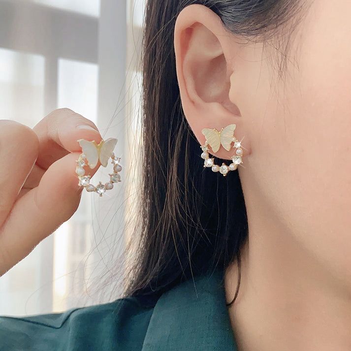Diamonds Butterfly - Earring