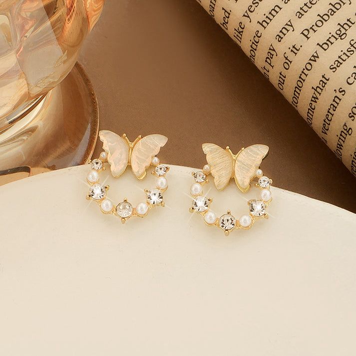 Diamonds Butterfly - Earring