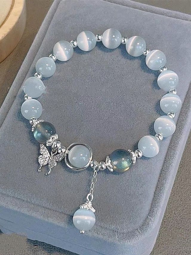 Ethereal Butterfly Beaded Bracelet